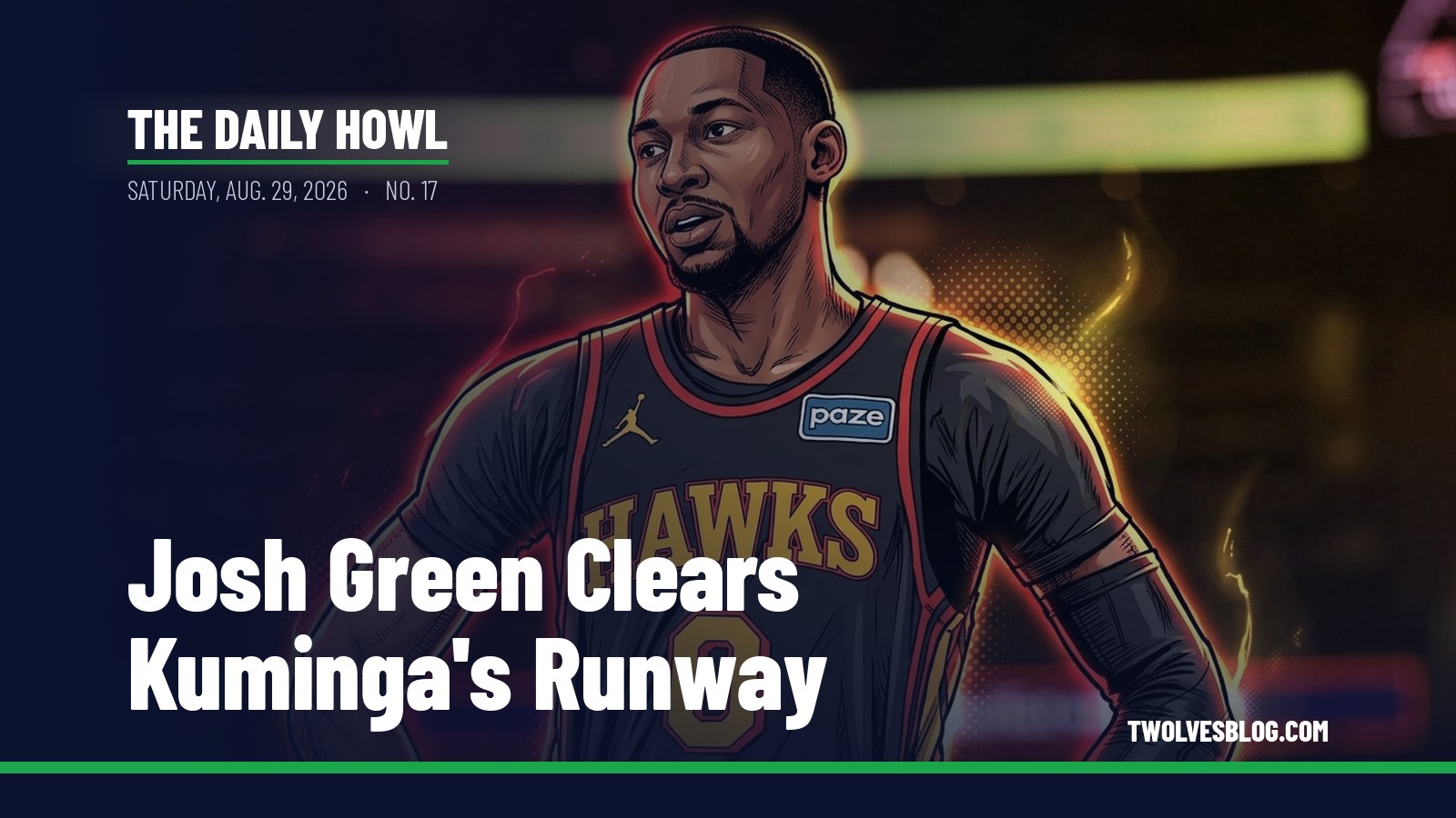 The Daily Howl for Saturday, Aug. 29, 2026: Josh Green Clears Kuminga's Runway
