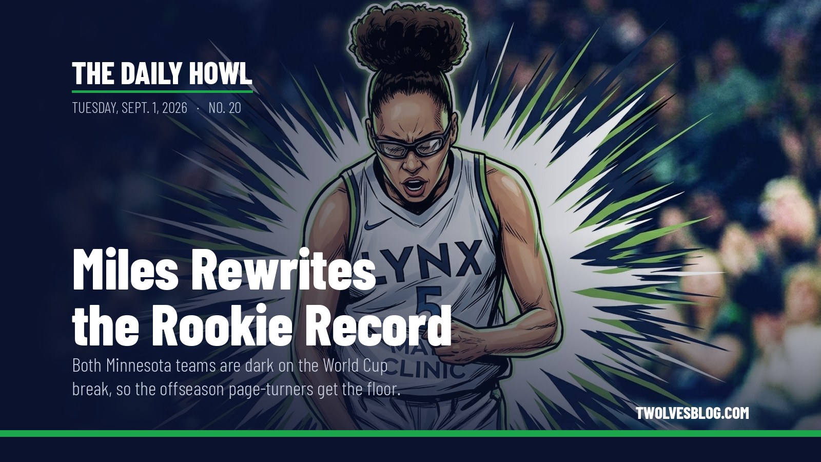 The Daily Howl for Tuesday, Sept. 1, 2026: Miles Rewrites the Rookie Record