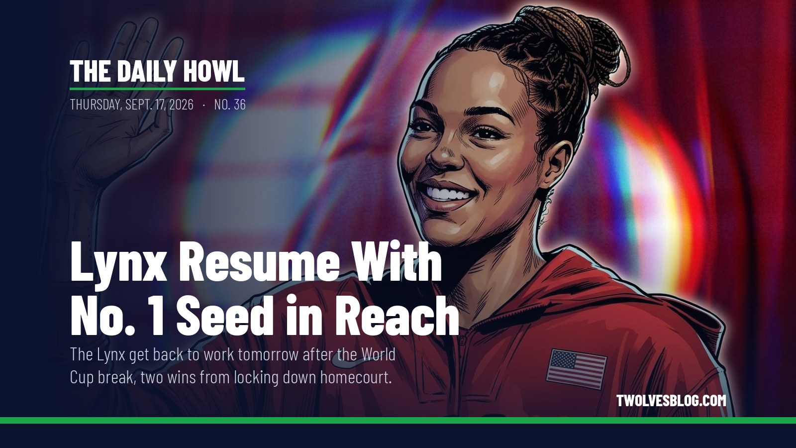 The Daily Howl for Thursday, Sept. 17, 2026: Lynx Resume With No. 1 Seed in Reach