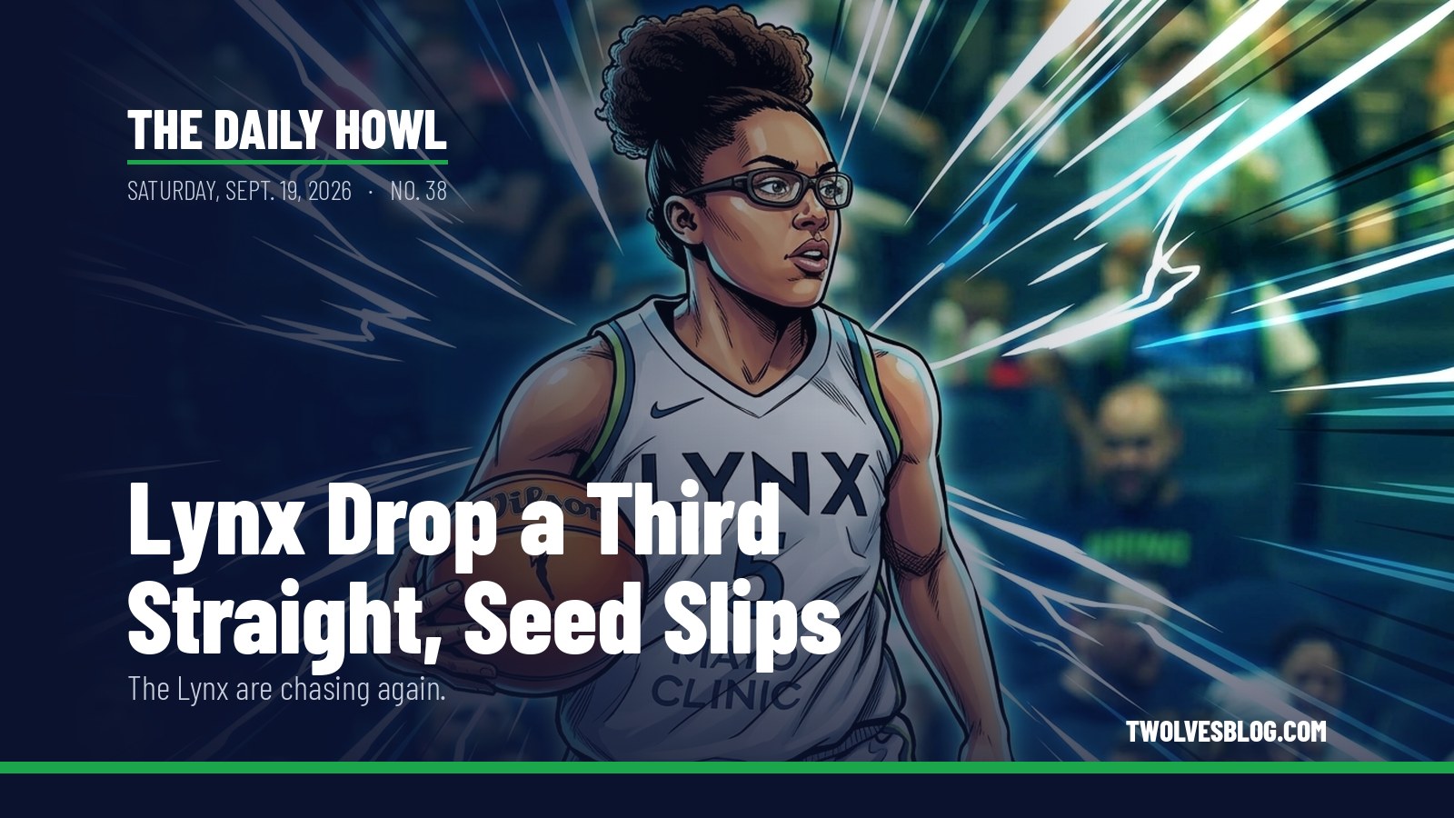 The Daily Howl for Saturday, Sept. 19, 2026: Lynx Drop a Third Straight, Seed Slips