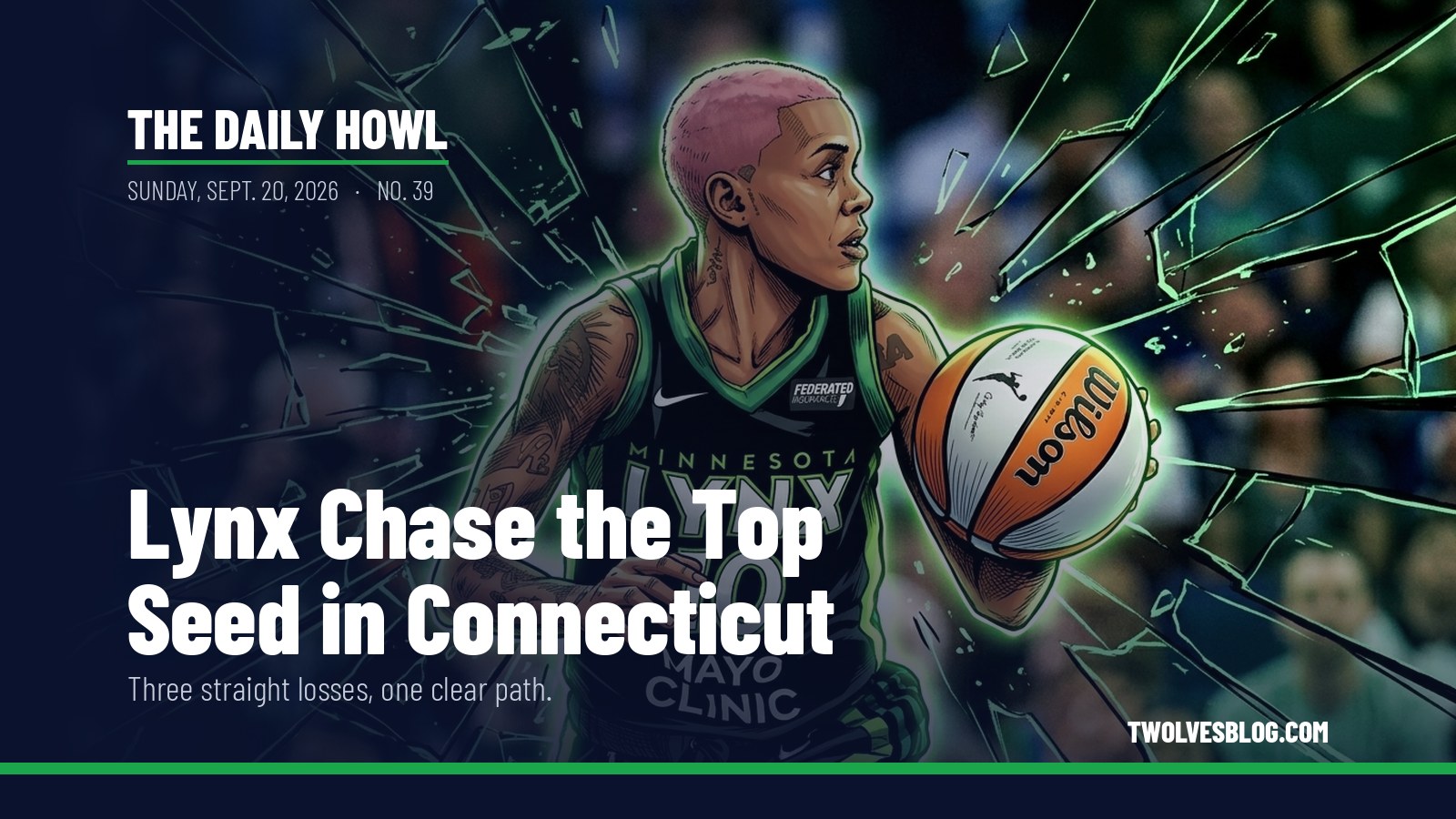 The Daily Howl for Sunday, Sept. 20, 2026: Lynx Chase the Top Seed in Connecticut