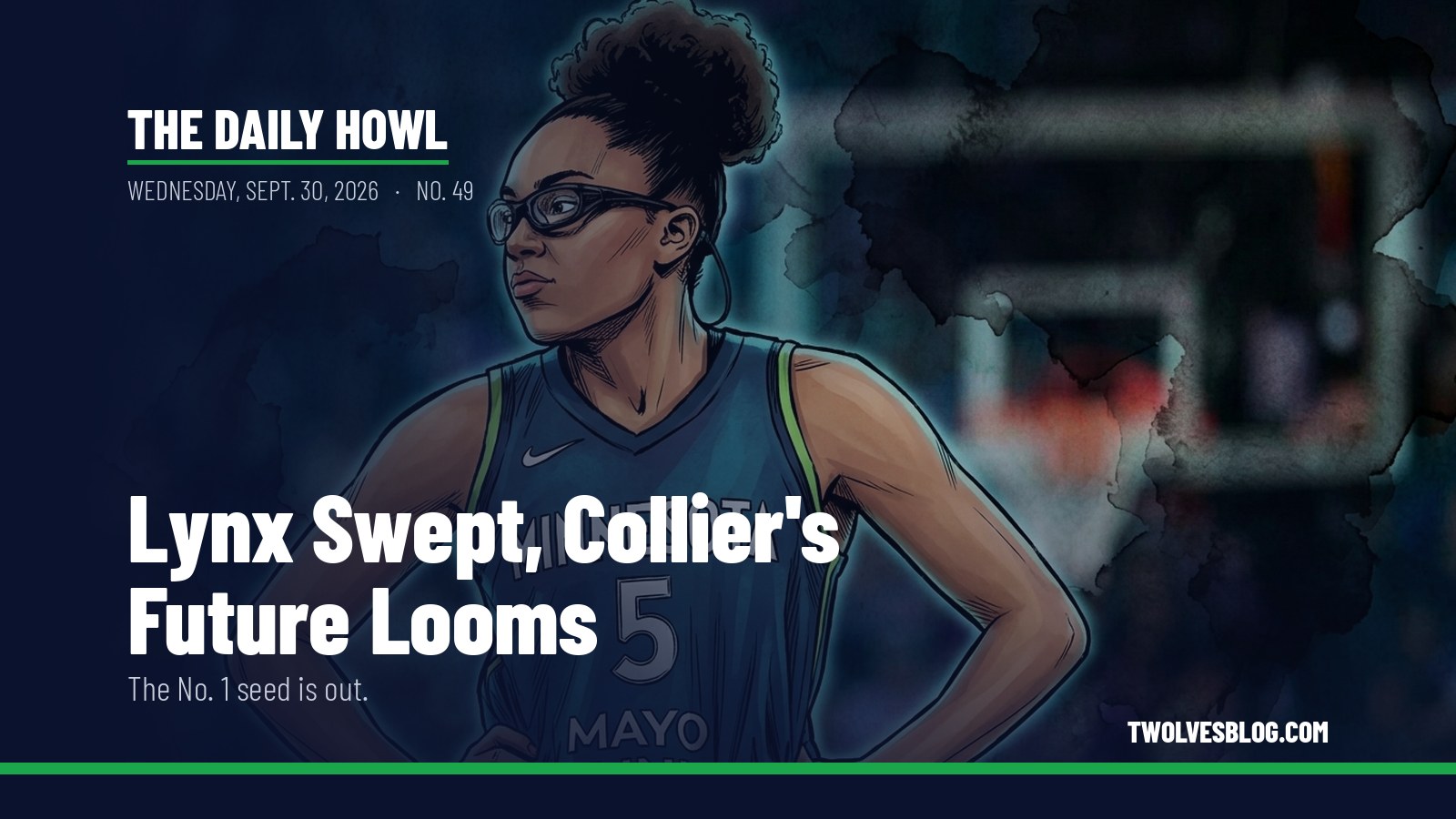 The Daily Howl for Wednesday, Sept. 30, 2026: Lynx Swept, Collier's Future Looms